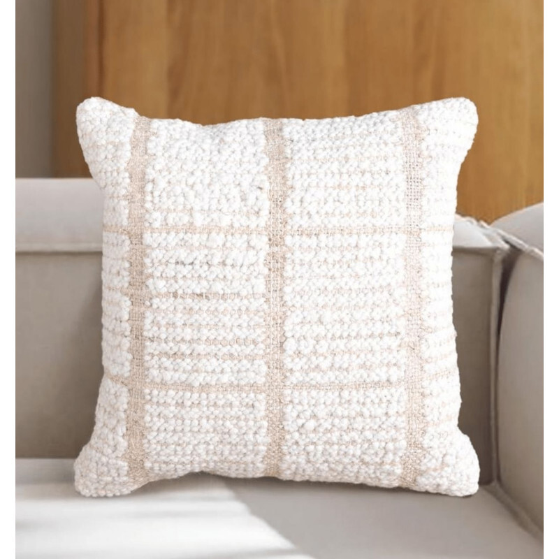 indickynabytok.sk - Vankúš KLIPAN  45x45 cm z pravej vlny a juty