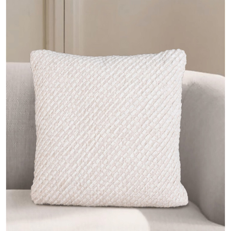 indickynabytok.sk - Vankúš BICAZ  45x45 cm z pravej vlny a juty