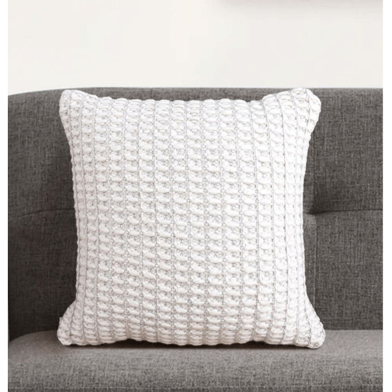 indickynabytok.sk - Vankúš ARUOSA-II 45x45 cm z pravej vlny a juty