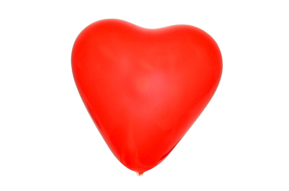 Balón nafukovací srdce 26cm,10ks