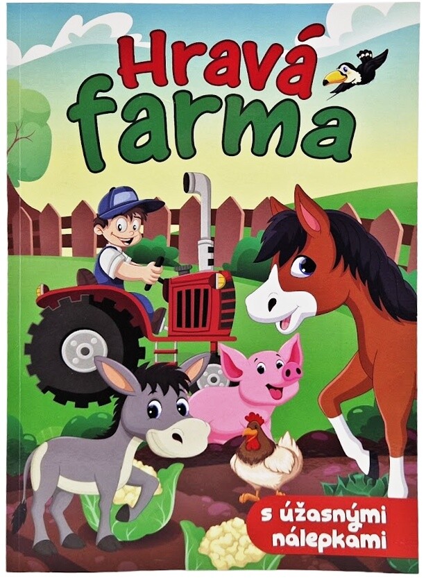 Hravá farma Úžasná maľovánka so samolepkami