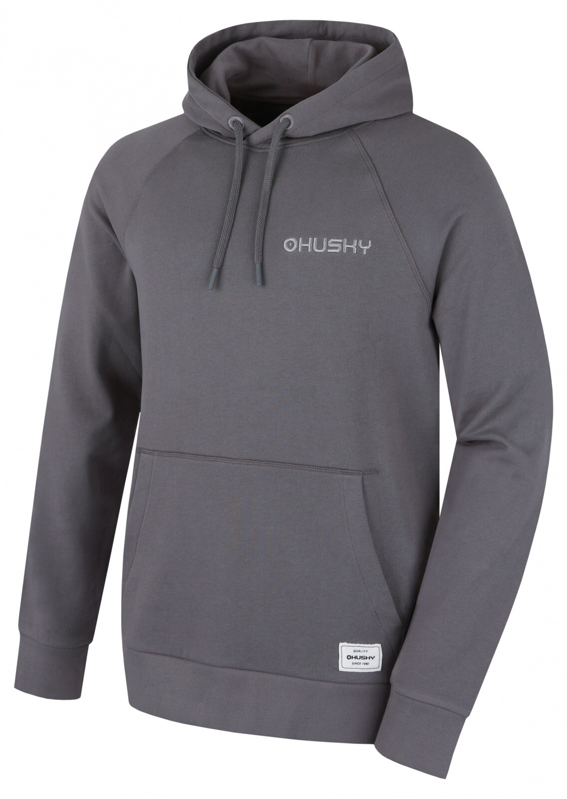 Husky Pánska bavlnená mikina Buggy M grey Veľkosť: L