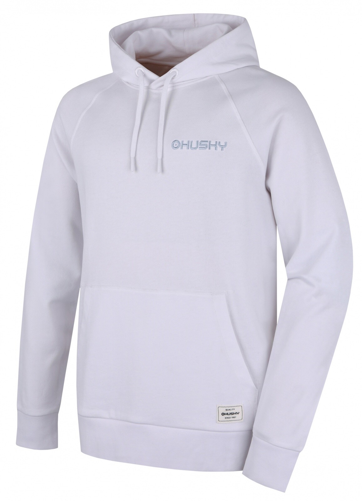 Husky Pánska bavlnená mikina Buggy M white Veľkosť: L