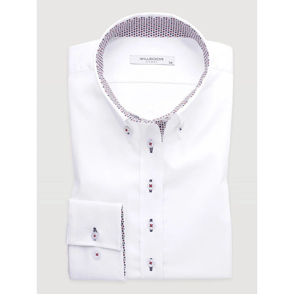 Dámska Košeľa s dlhým rukávom Willsoor Vzor 19561