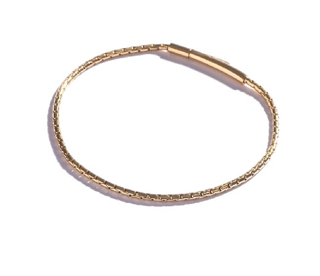 Marc Malone Elegantný pozlátený náramok pre mužov MCGB5074G 19 cm