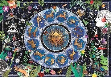 CLEMENTONI Puzzle Astrologická mapa 1000 dielikov