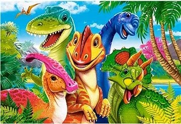 CASTORLAND Puzzle Dinosaurie selfie MAXI 40 dielikov
