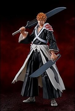 Bleach: Tisícročná krvavá vojna S.H. Ichigo Kurosaki Dual Zangetsu 16 cm