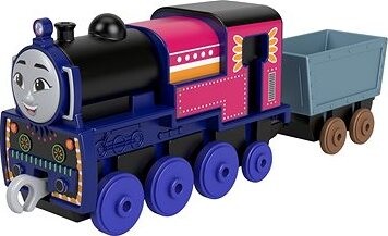 Mattel Tomáš a priatelia Ťahacia kovová mašinka s vagónom Ashima