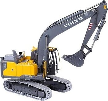 DOUBLE E RC bager Volvo EC160E 1:14 celokovové profesionálne rýpadlo RTR 98 % kov