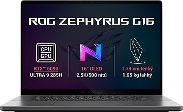 ASUS ROG Zephyrus G16 GU605CX-QR149 Eclipse Gray celokovový