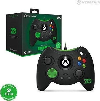 Hyperkin Duke Wired Controller (Xbox 20th Ann.LE) (Black) Official Licensed by Xbox