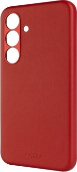 FIXED MagLeather s podporou MagSafe a Qi2 na Samsung Galaxy S25 červený