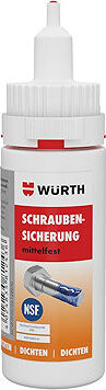 Würth Lepidlo na stredne pevné zaistenie závitov DOS, modré, 25 g