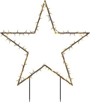 Shumee vianočná svetelná dekorácia s hrotmi Hviezda 115 LED diód, 85 cm, 357715