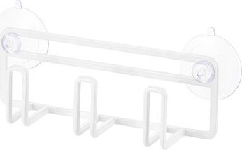 YAMAZAKI Držiak hubiek Tower 4902, široký, biely