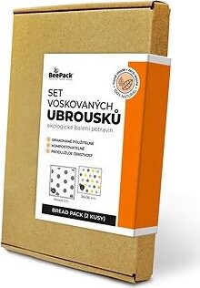 BEEPACK Bread Pack 2 voskované obrúsky, L + XL