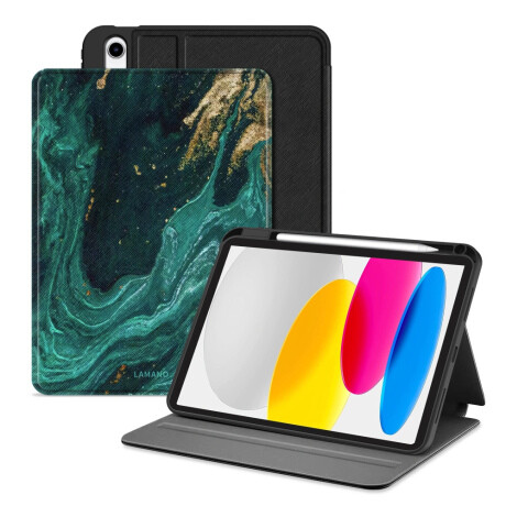Tech-Protect Lamano puzdro na iPad 10.9'' 10gen 2022 / 11'' 11gen 2025, verde aura (TEC335909)