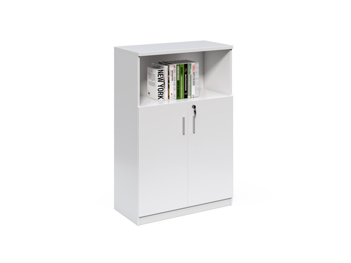 Kancelárska skrinka Houseland Prime Air 01 80 cm biela