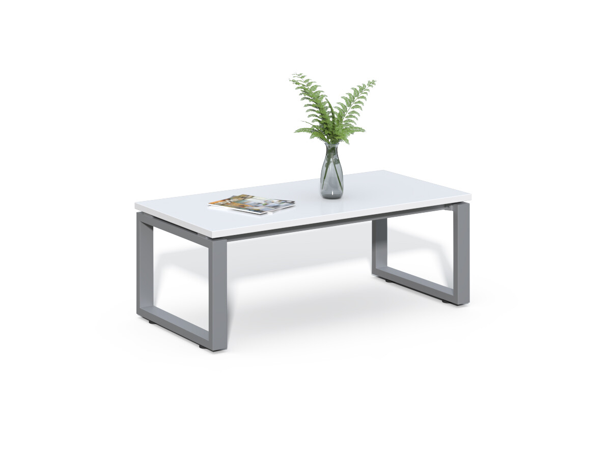 Kancelársky konferenčný stolík Houseland Prime Home 01 120 cm biely