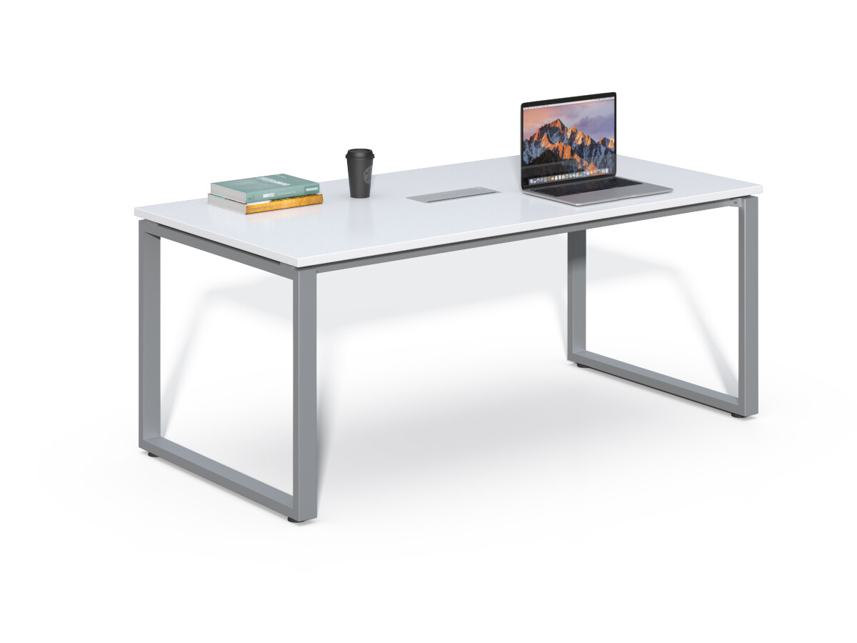 Konferenčný stôl Houseland Prime Meet 01 180 cm biely