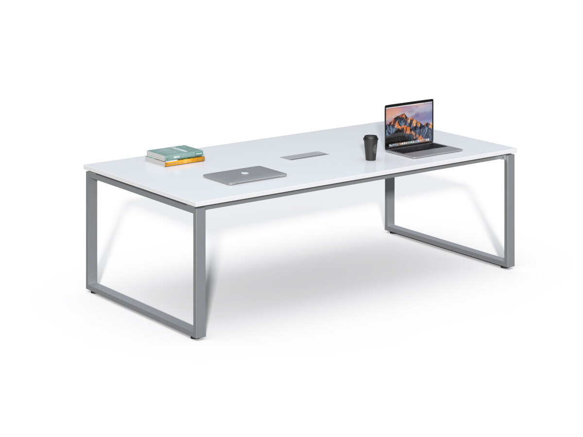 Konferenčný stôl Houseland Prime Meet 01 240 cm biely