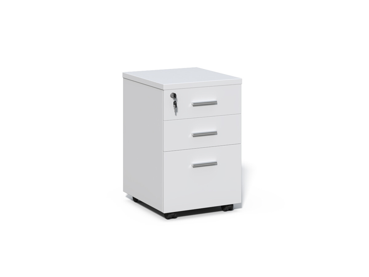 Pojazdný kancelársky kontajner Houseland Prime Pro 01 biely