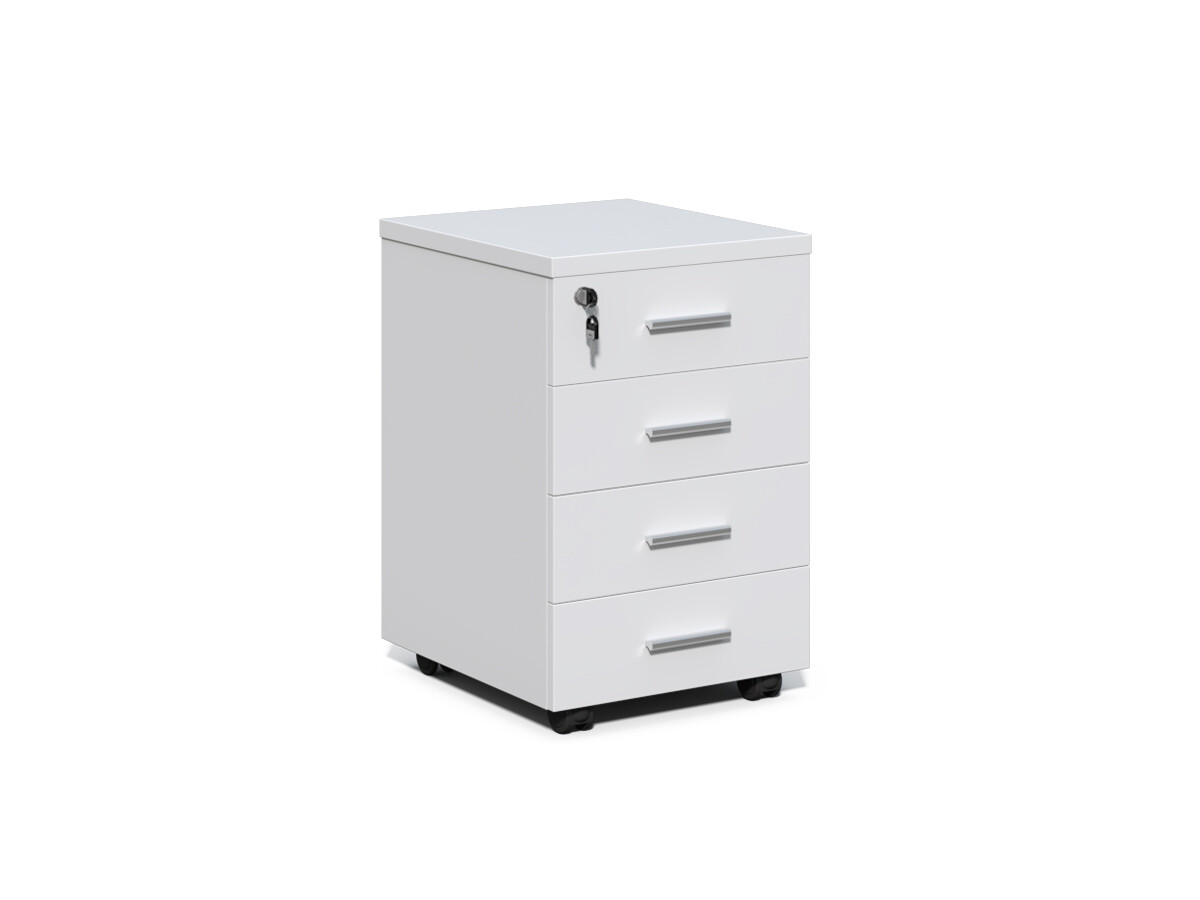 Pojazdný kancelársky kontajner Houseland Prime Pro 02 biely