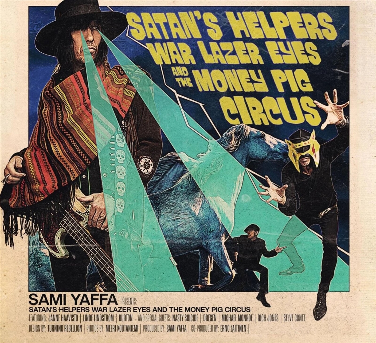 Sami Yaffa, SATAN'S HELPERS, WARLAZER EYES & THE MONEY PIG CIRCUS, CD