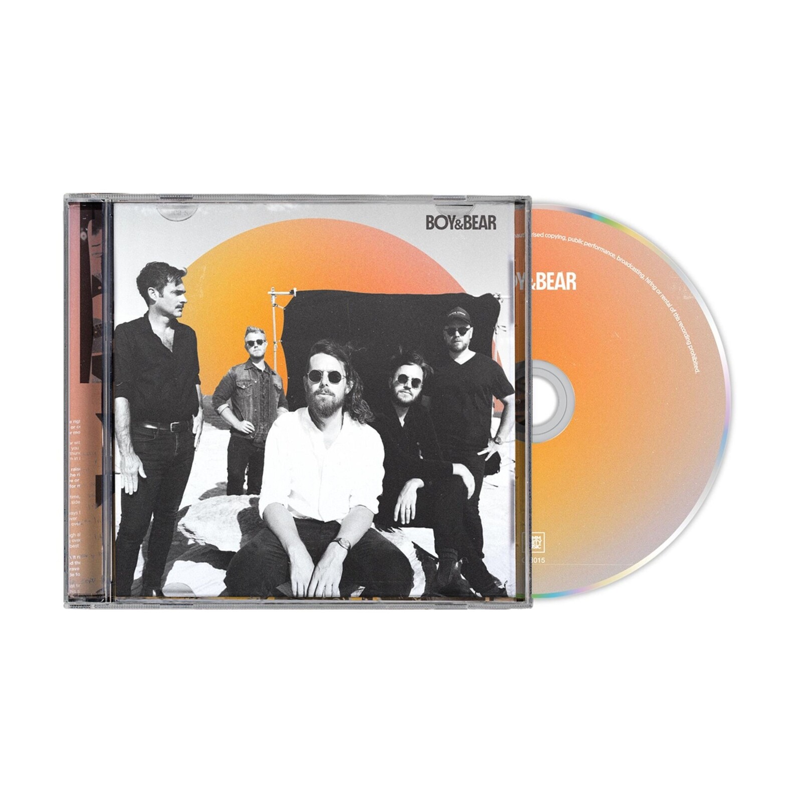 Boy & Bear, BOY & BEAR, CD