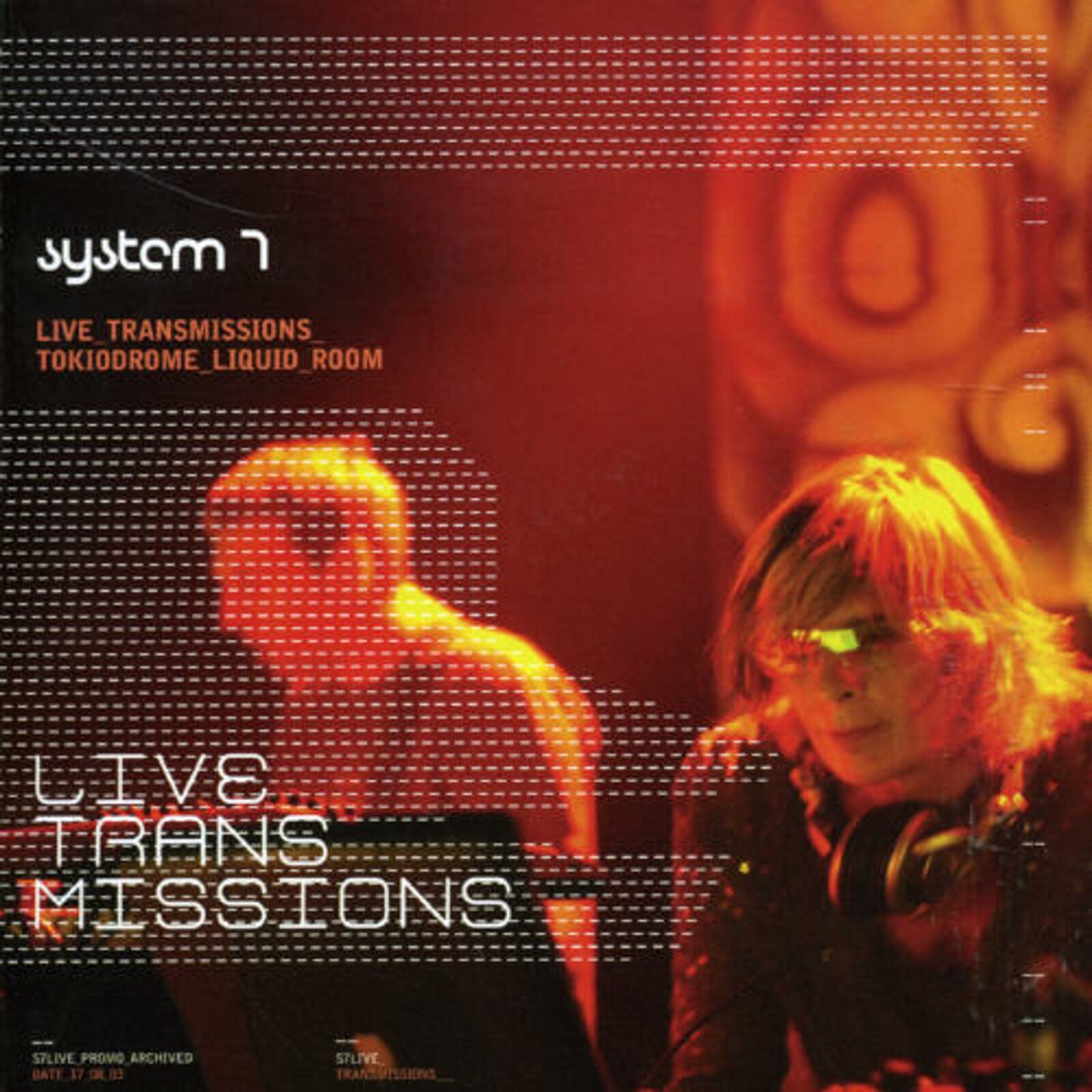 System 7, LIVE TRANSMISSIONS, CD