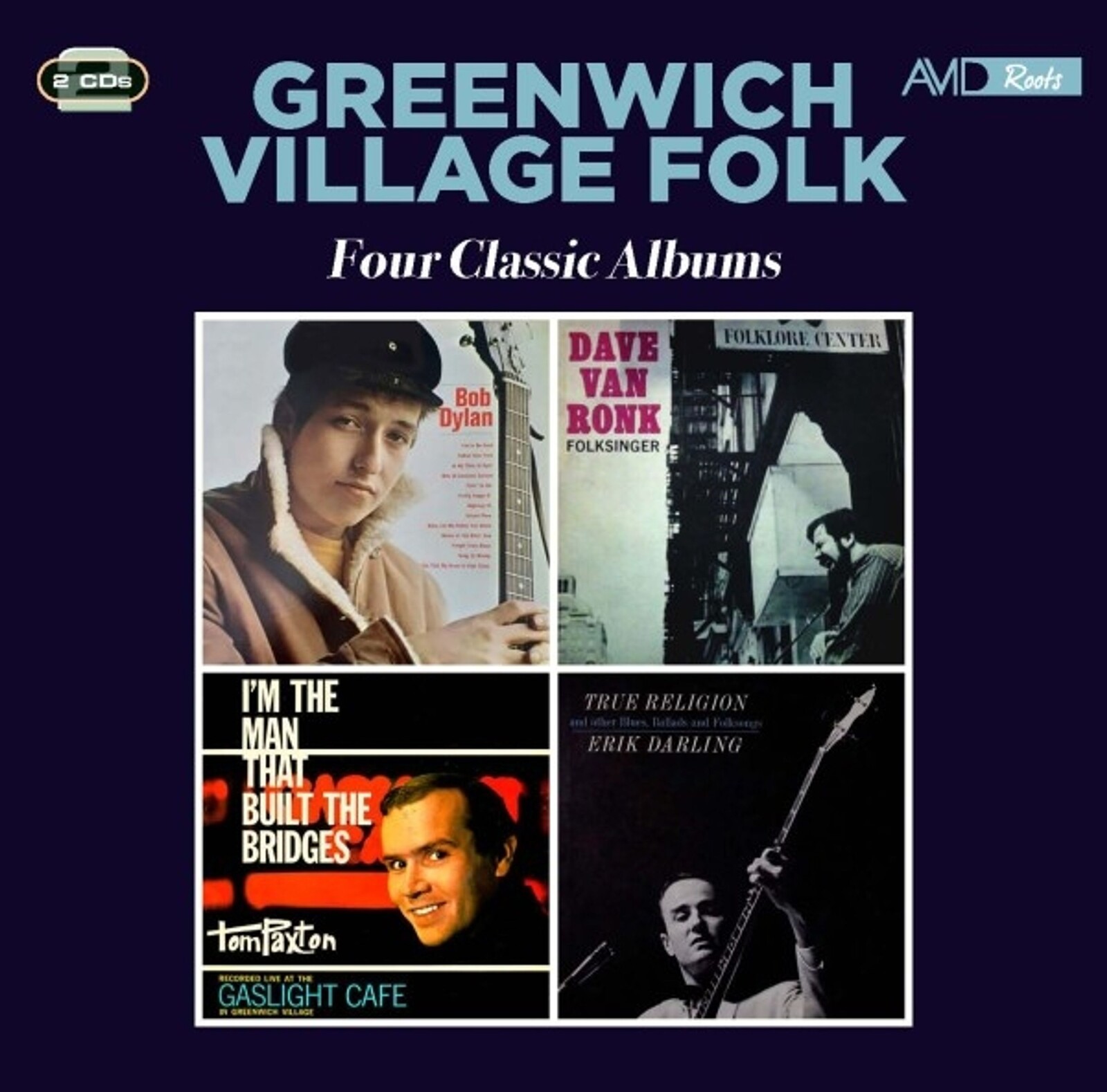 Bob Dylan, GREENWICH VILLAGE FOLK - FOUR CLASSIC ALBUMS, CD
