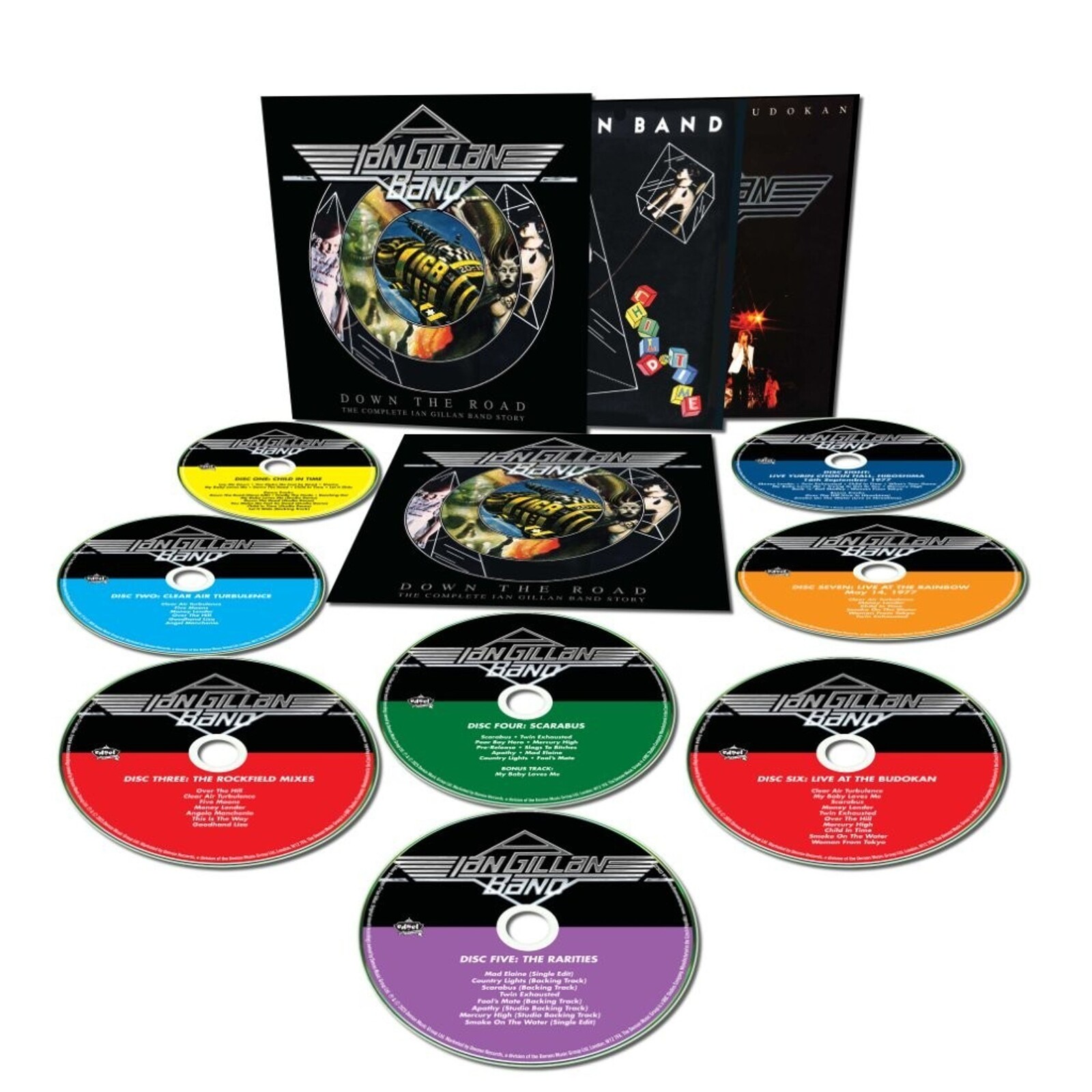 Ian Gillan Band, DOWN THE ROAD THE COMPLETE IAN GILLAN BAND STORY, CD