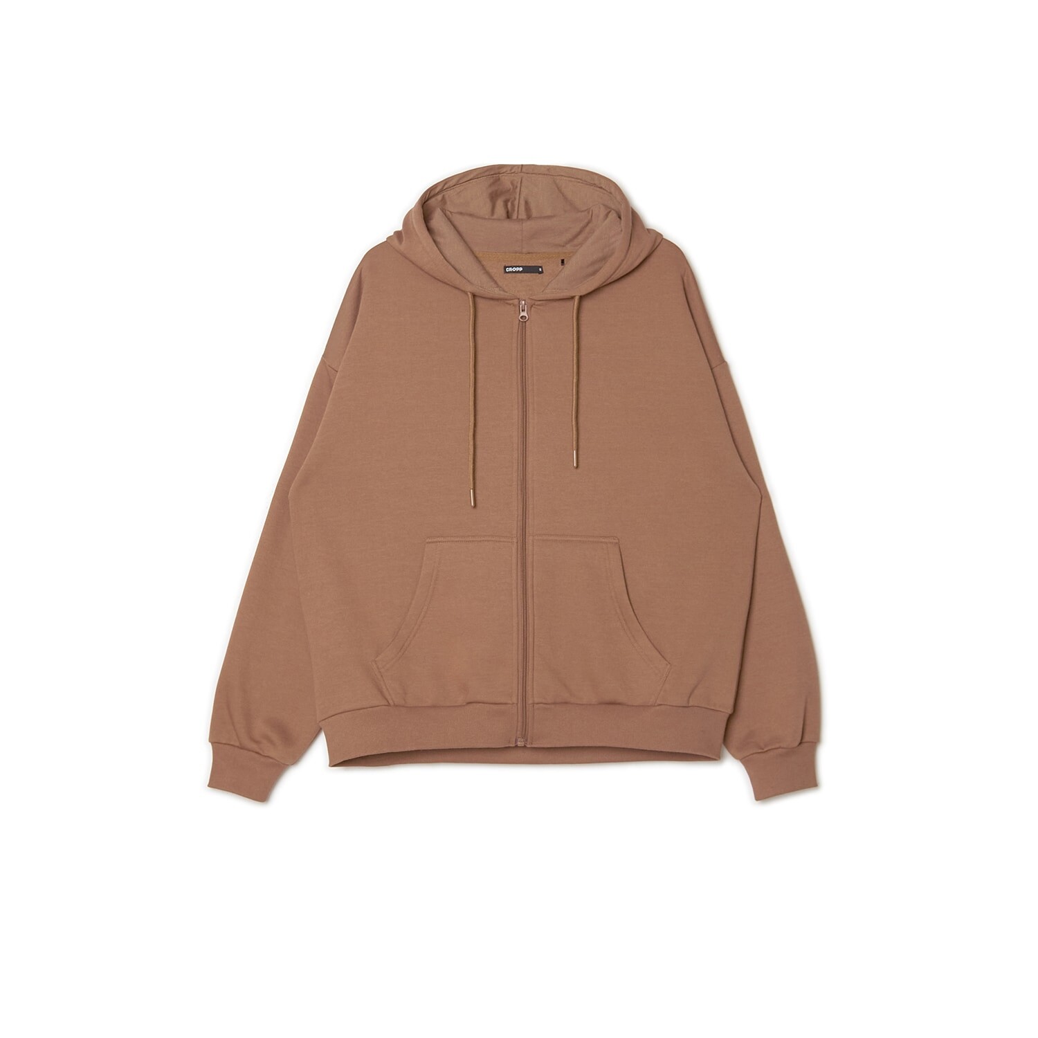 Cropp - Mikina s kapucňou - Hnědá