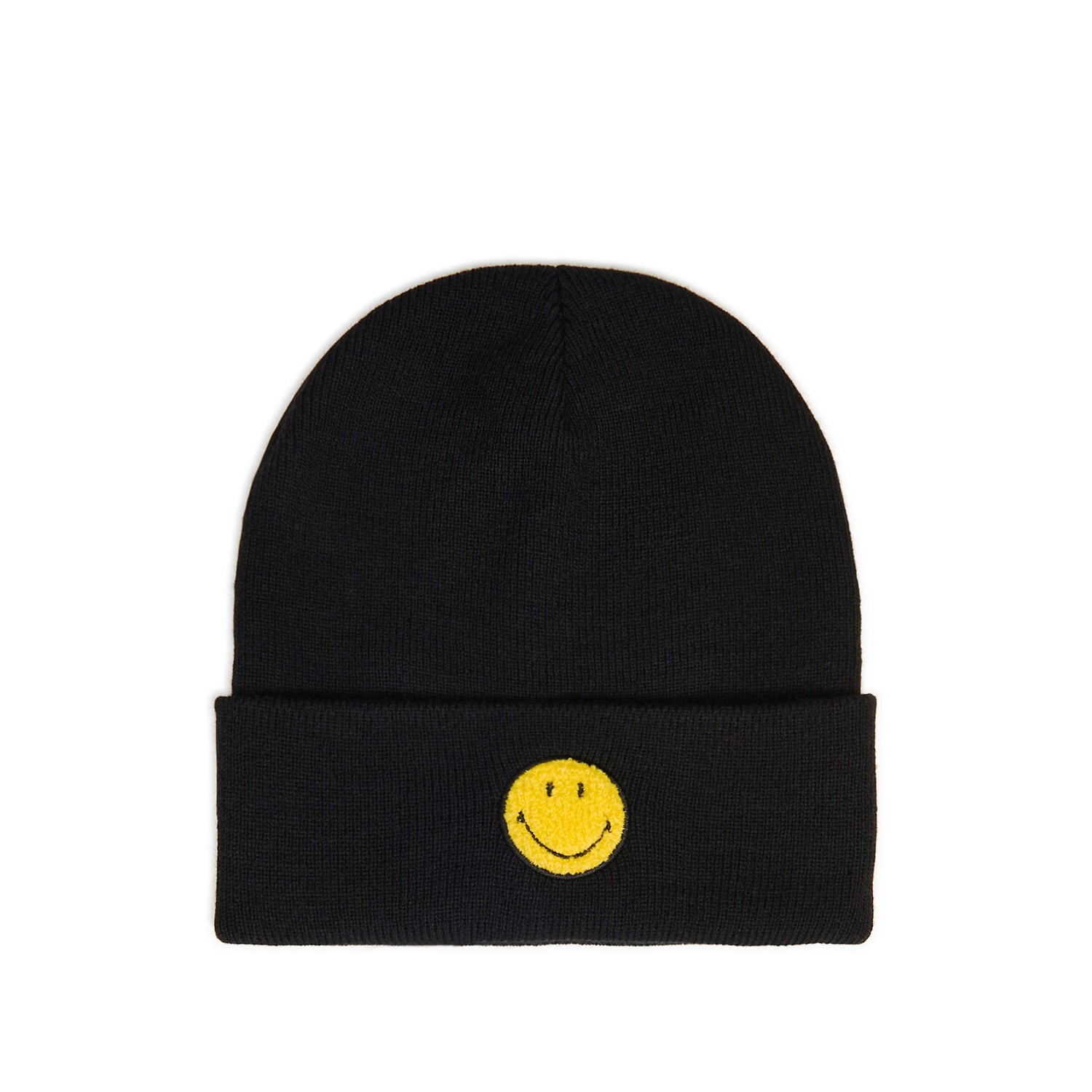 Cropp - Beanie čiapka Smiley® - Čierna