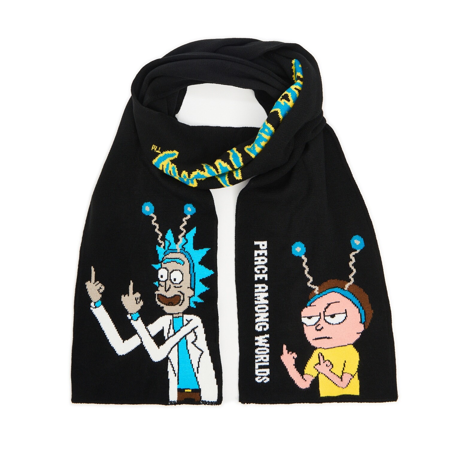 Cropp - Šál Rick and Morty - Čierna