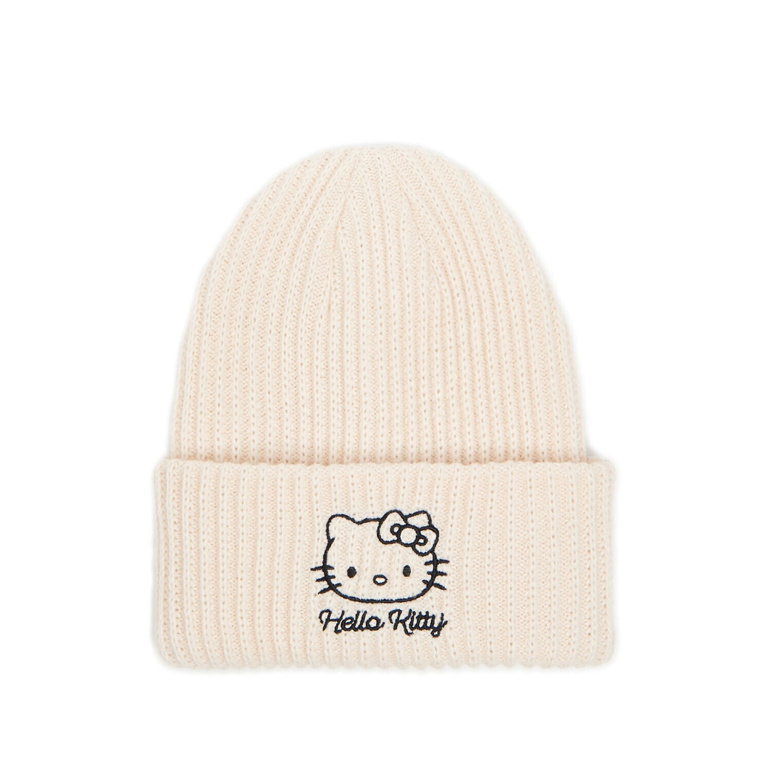 Cropp - Beanie čiapka Hello Kitty - Krémová