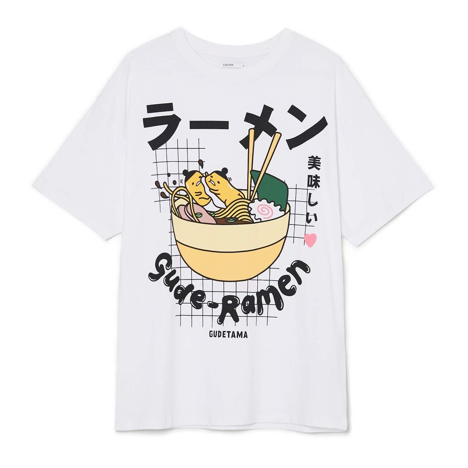 Cropp - Tričko s potlačou Gudetama - Biela
