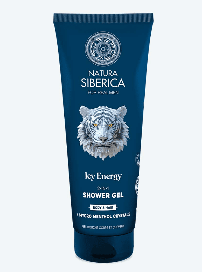 Natura Siberica Arctic Wild Sprchový gél 2v1 na telo a vlasy Ľadová energia 200 ml