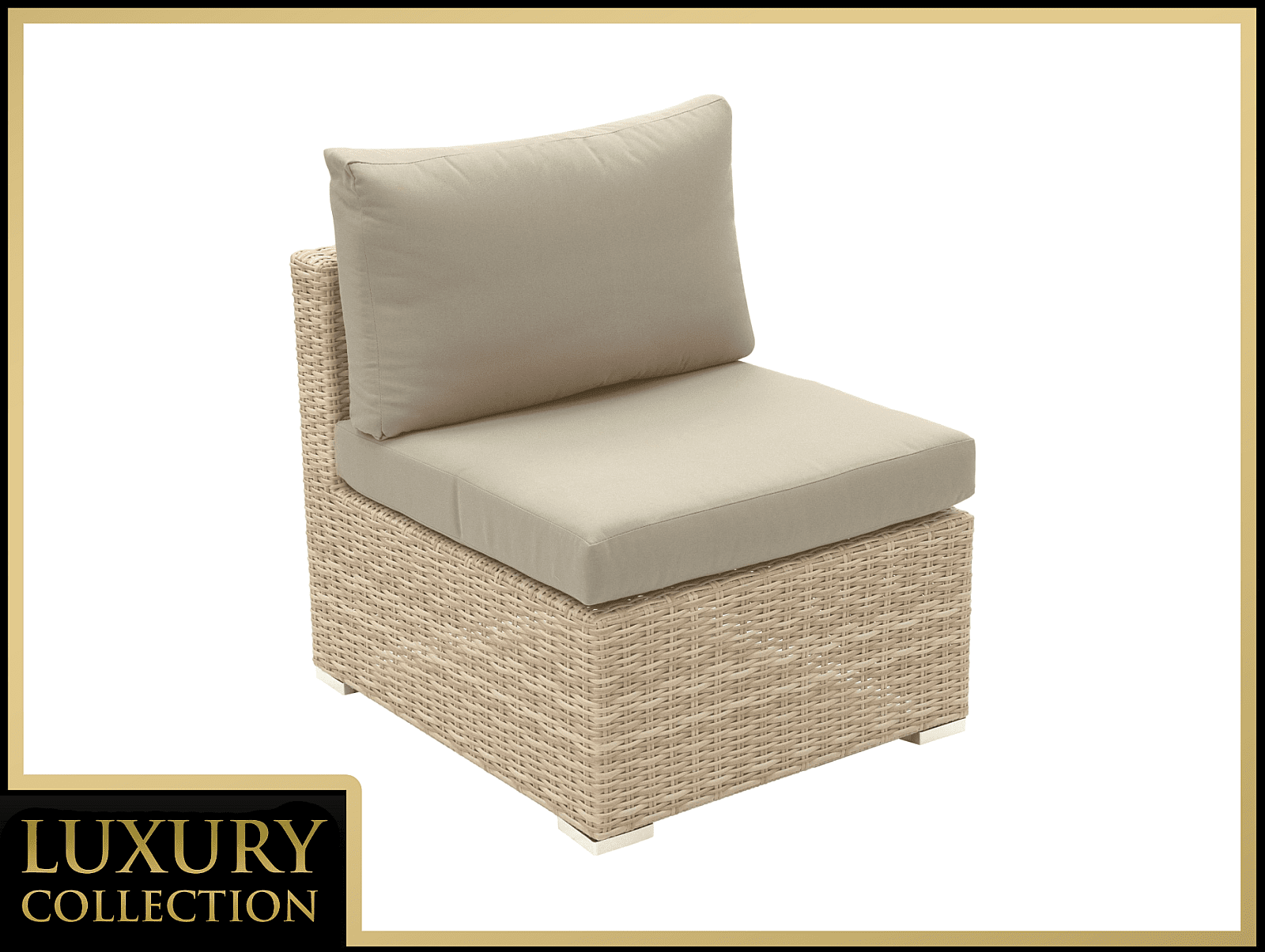 DEOKORK Ratanový stredový diel MALIBU (cappuccino)