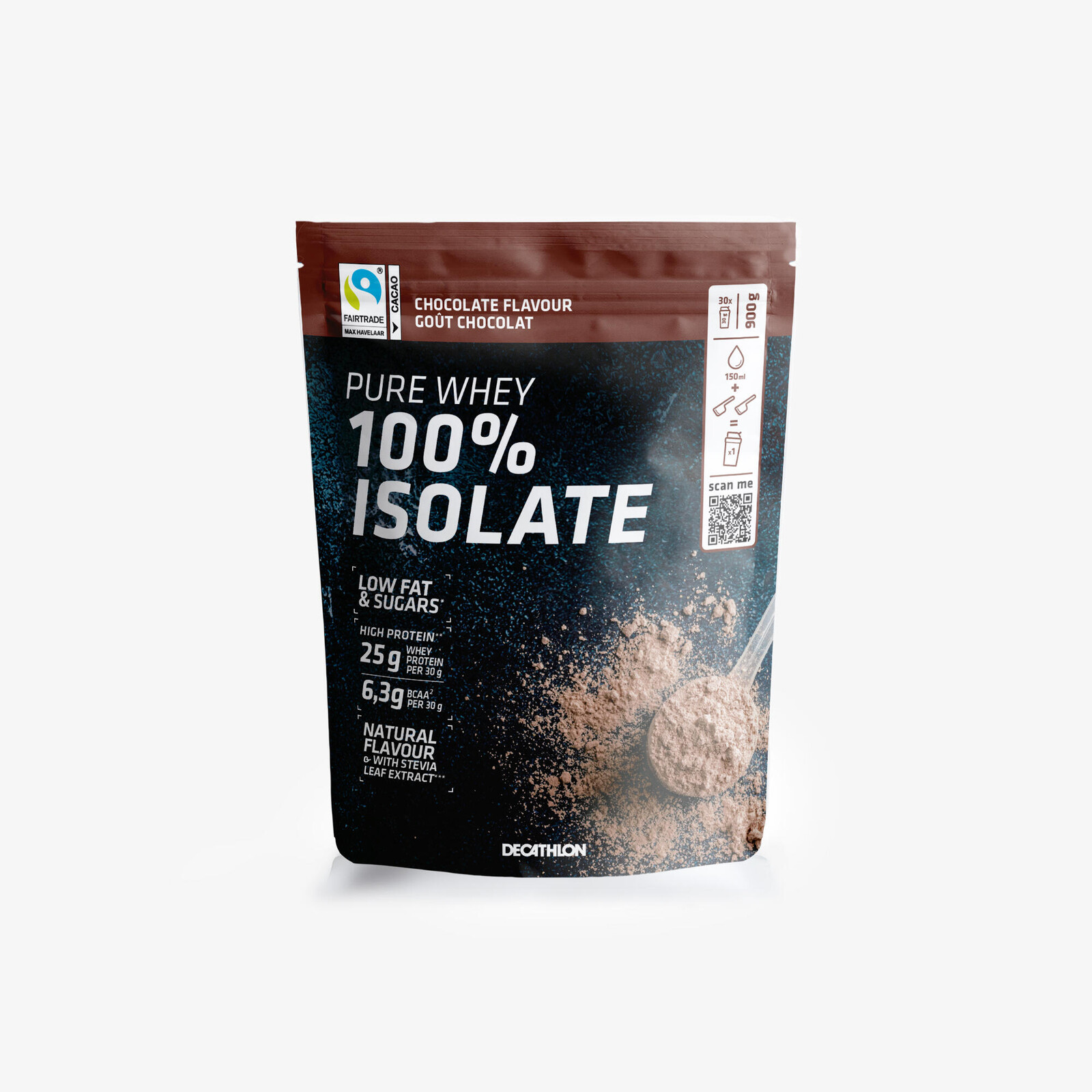 100% srvátkový proteínový izolát PURE WHEY čokoláda 900 g