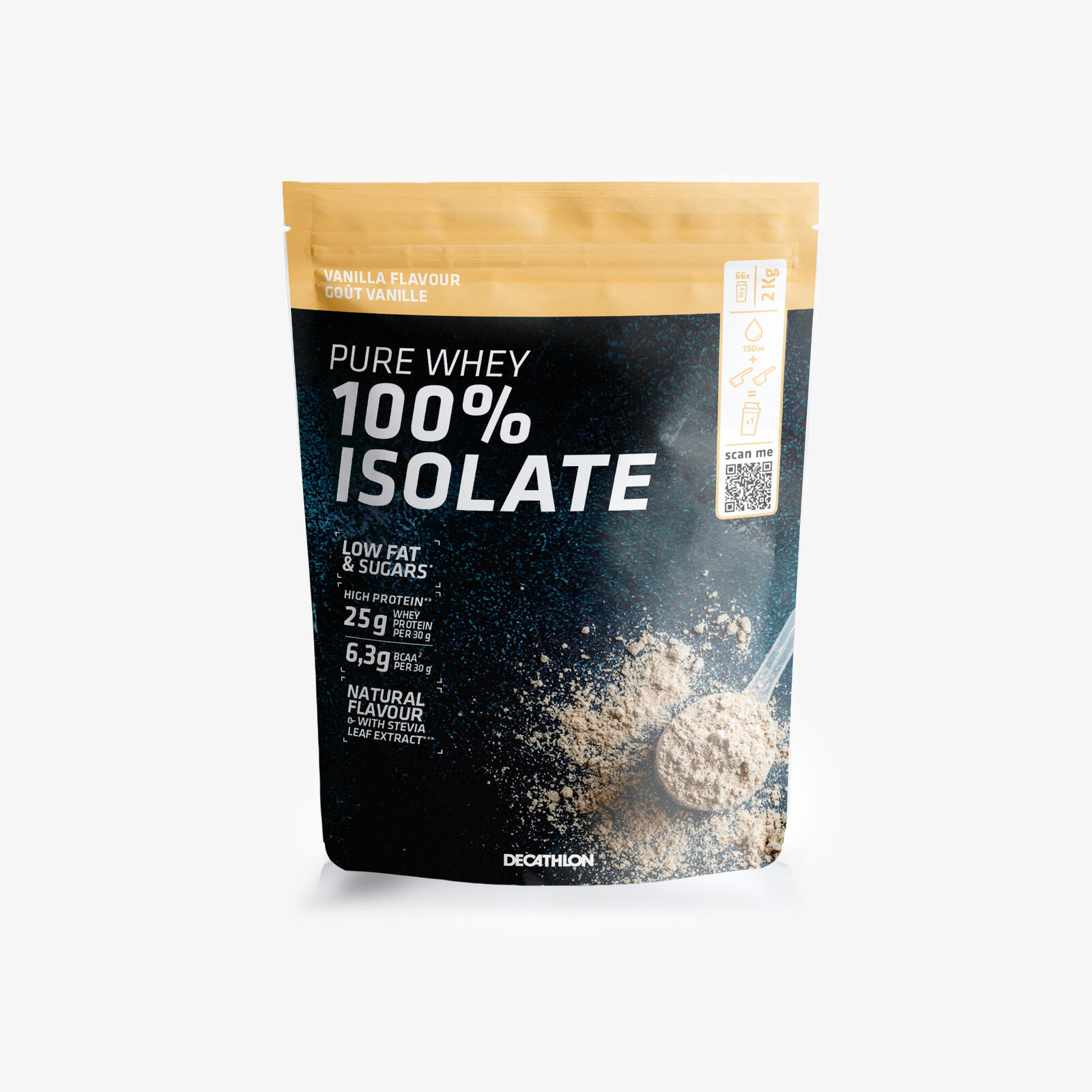 100% srvátkový proteínový izolát Pure Whey vanilka 2 kg