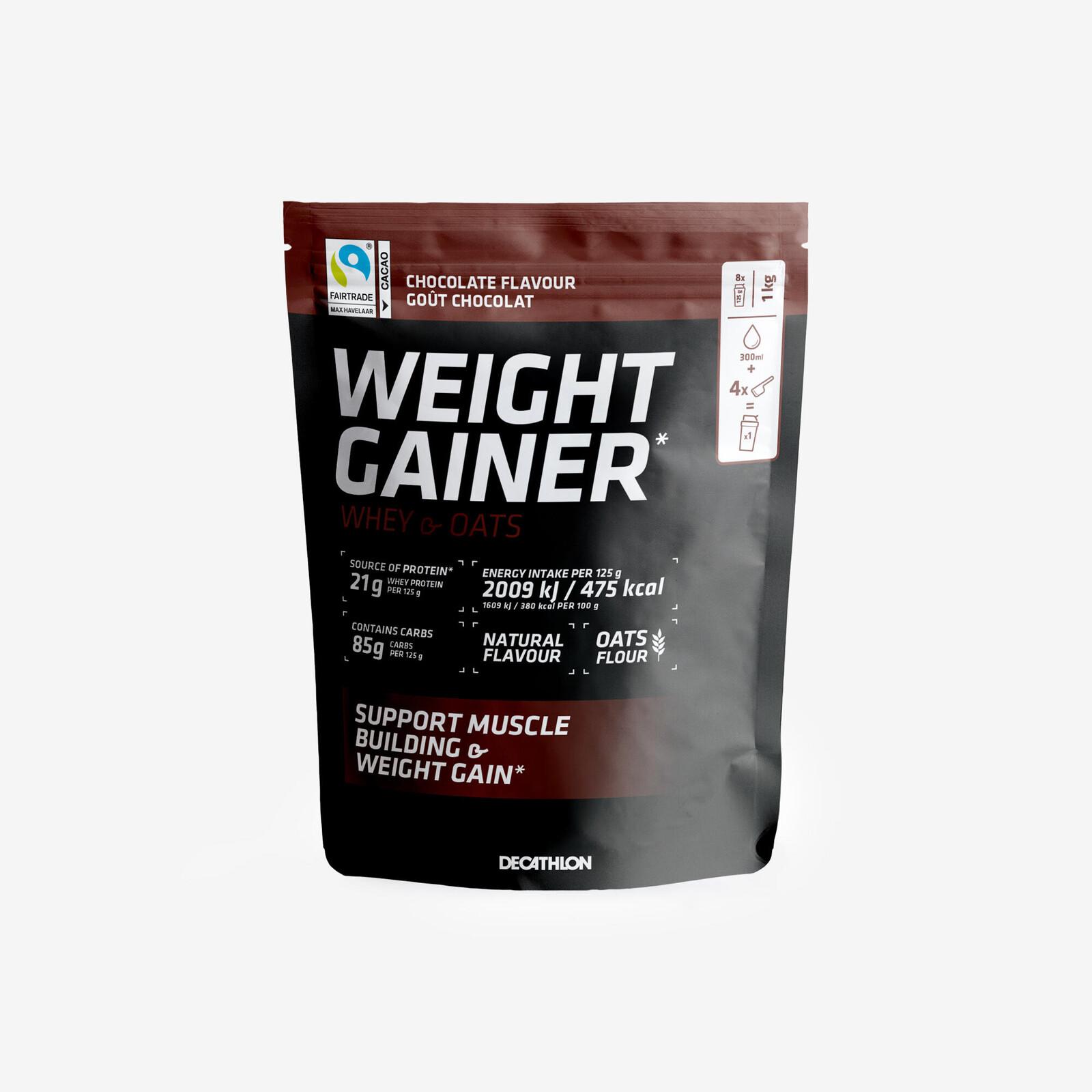 Weight gainer srvátkovo-ovsený čokoláda 1 kg