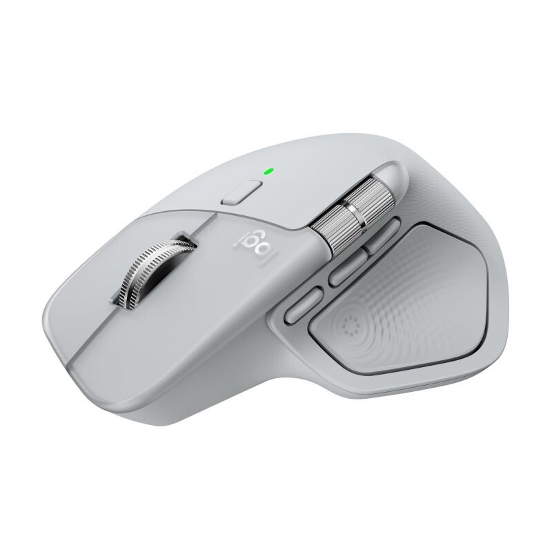 Logitech MX Master 4 - výkonná bezdrôtová myš - sivo biela 910-007563