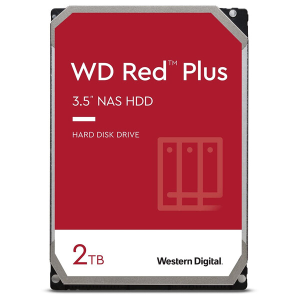 WD Red Plus NAS HDD 2TB SATA WD20EFPX