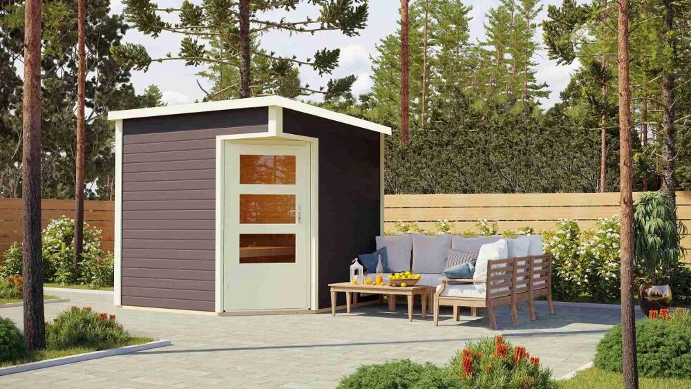 Vonkajšia fínska sauna PELLE Lanitplast