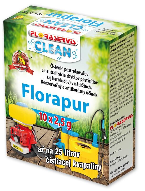 Floraservis Florapur - na čistenie postrekovačov