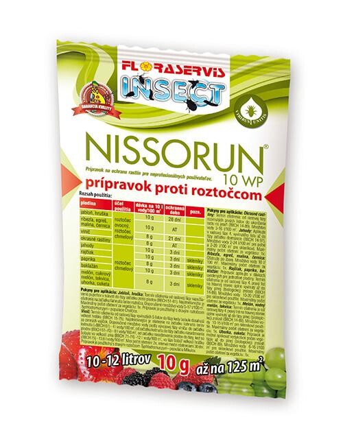 Floraservis Nissorun 10 WP- proti roztočcom Balenie: 10 g