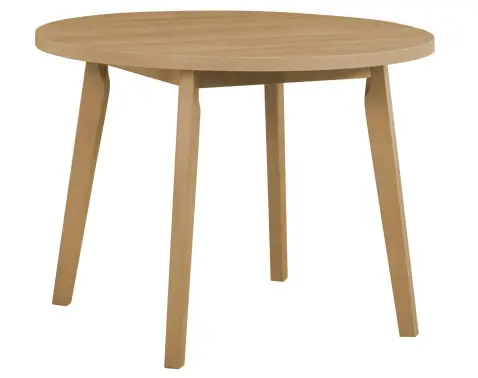 Okrúhly jedálenský stôl Norveg 100 cm, dub grandson%