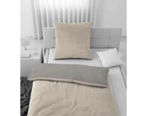 Obliečky Cashmere Touch, krémová/taupe%